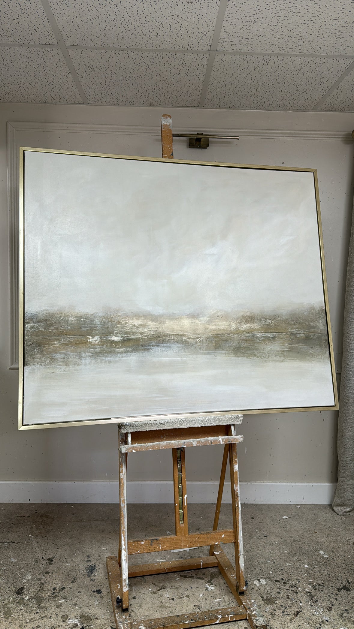 “Aurora (Kharki) " Original Artwork On Canvas 100x120cm