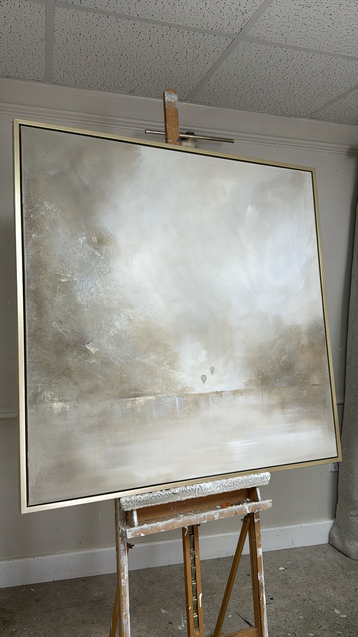 “To The Moon and back" Original Artwork On Canvas 100x100cm