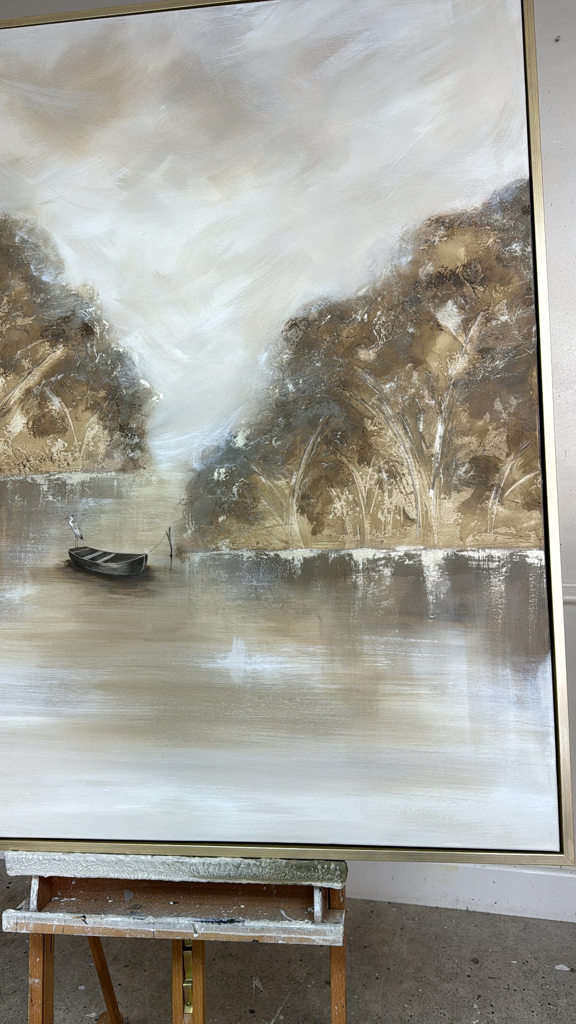 "Patience Is a Virtue" Original Artwork On Canvas 100x120cm
