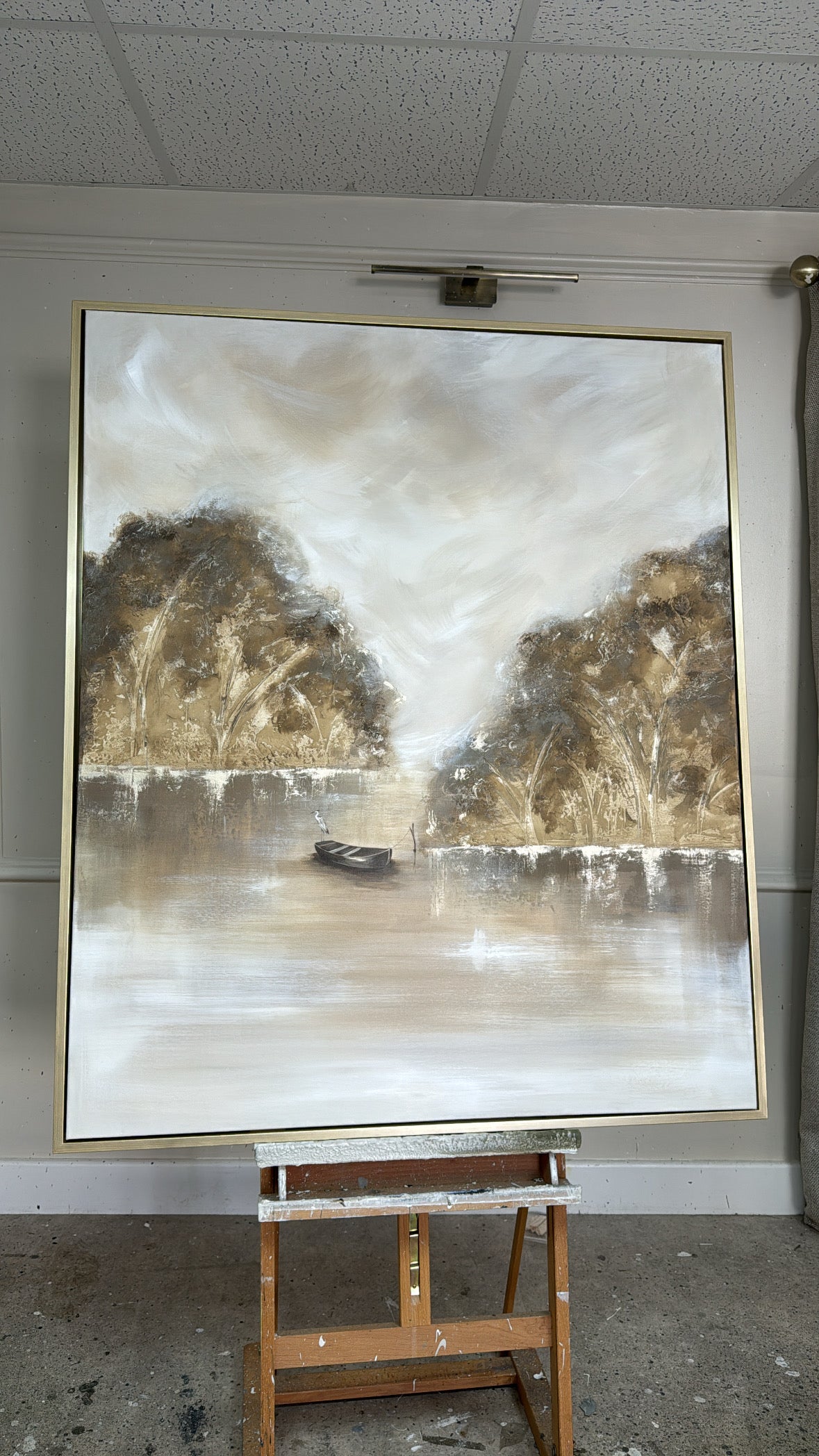 "Patience Is a Virtue" Original Artwork On Canvas 100x120cm