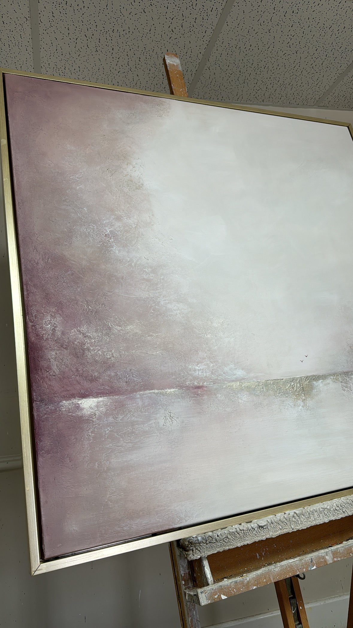 “Arrossire" Original Artwork On Canvas 100x100cm