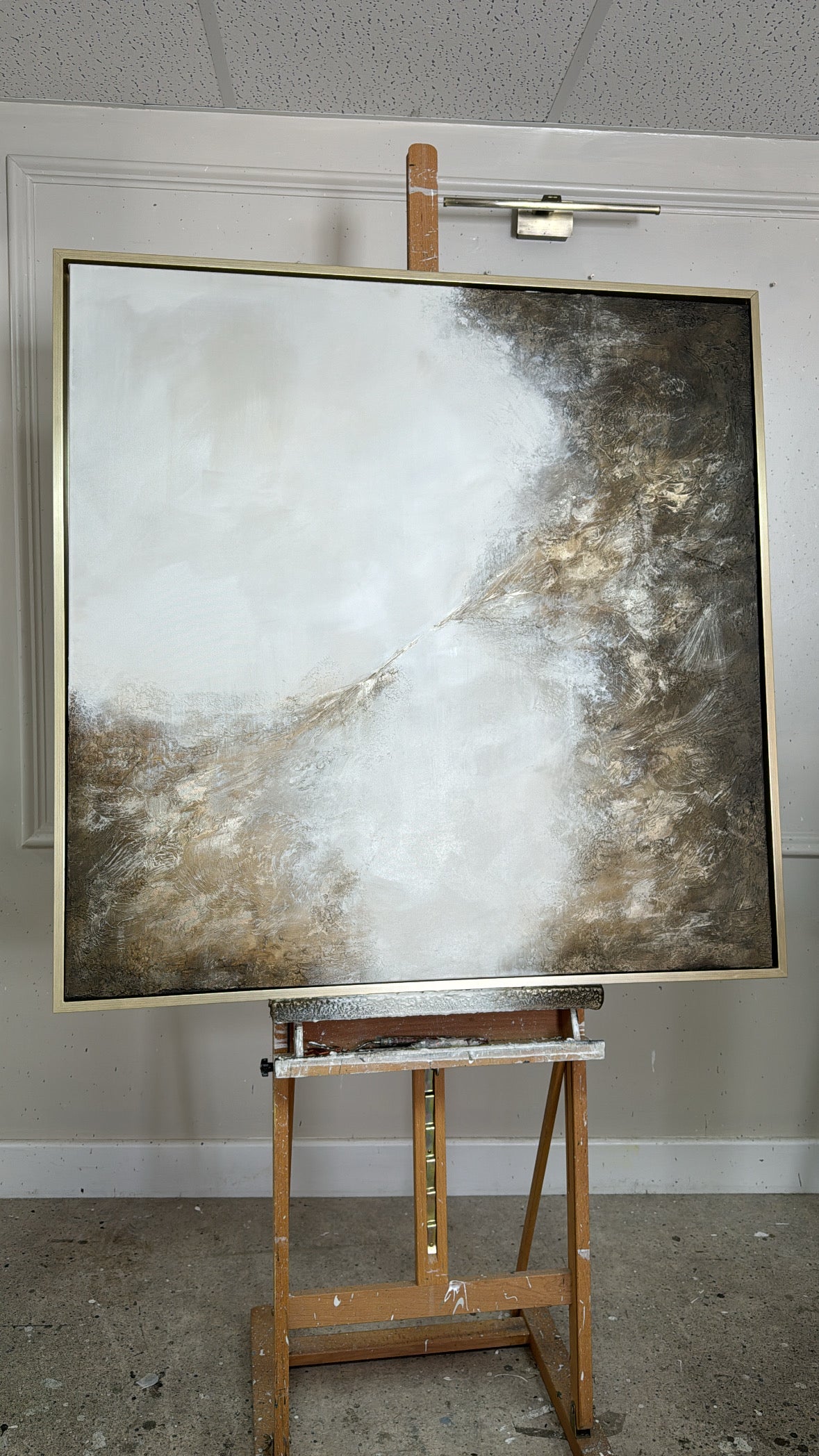 “Genesis - Nickel" Original Artwork On Canvas 100x100cm