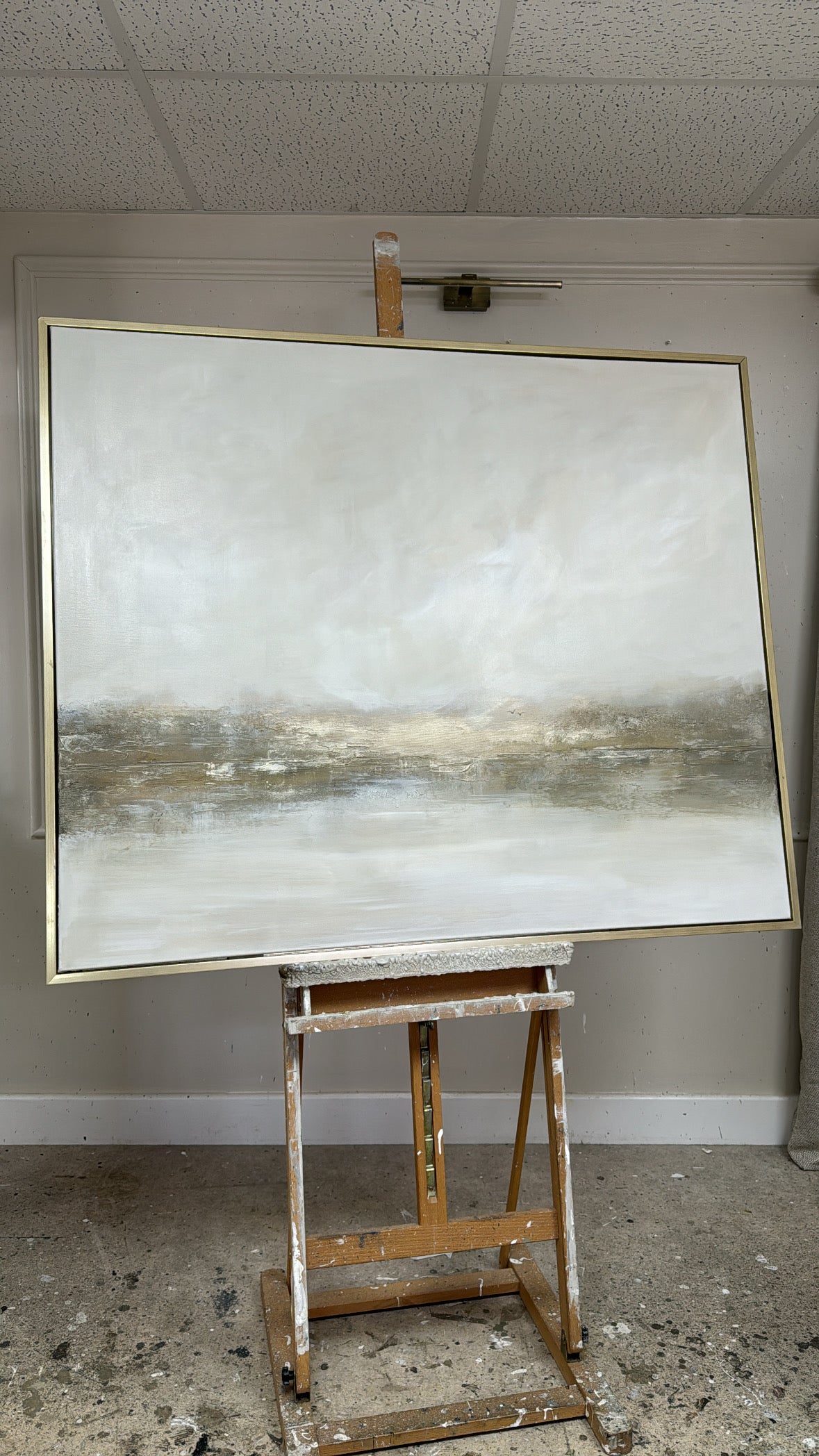“Aurora (Kharki) " Original Artwork On Canvas 100x120cm