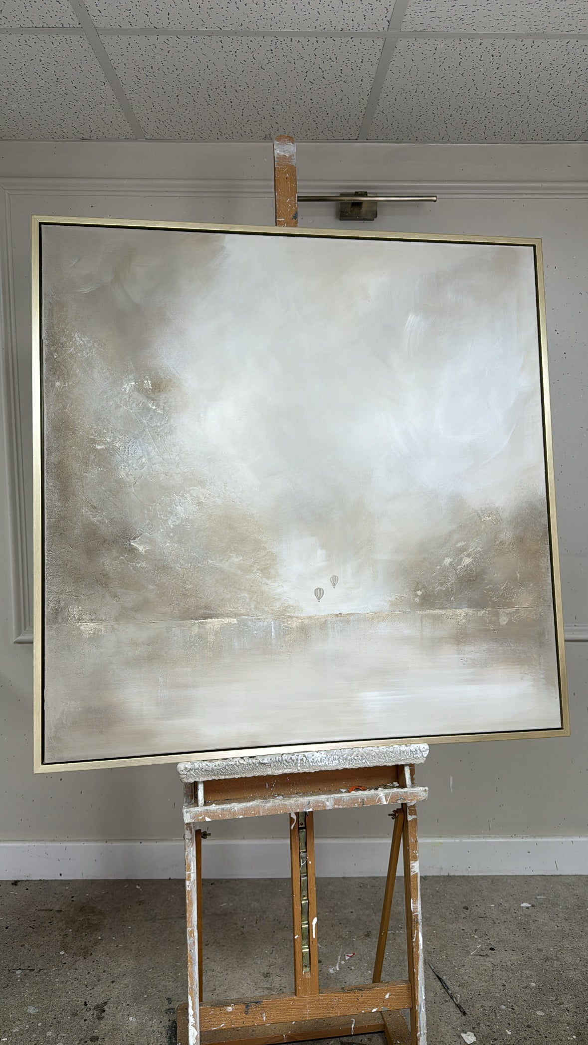 “To The Moon and back" Original Artwork On Canvas 100x100cm