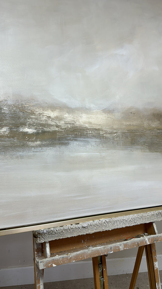 “Aurora (Kharki) " Original Artwork On Canvas 100x120cm