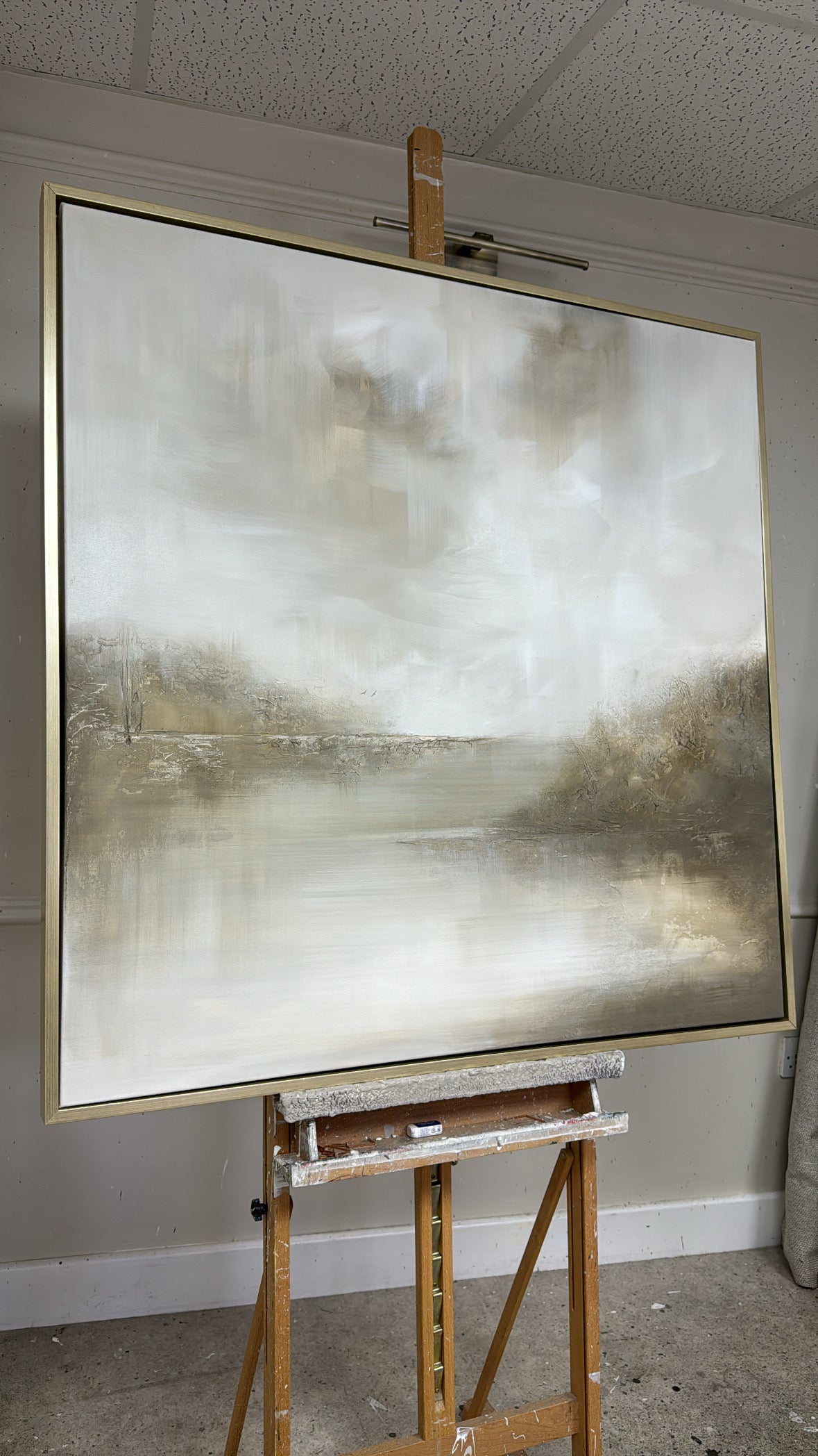 “The Quiet Between" Original Artwork On Canvas 100x100cm