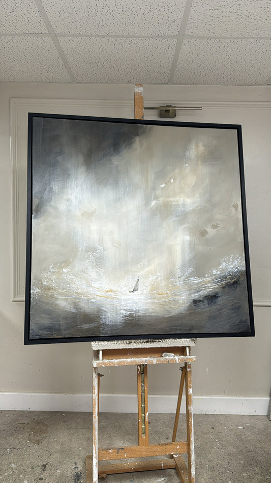 “Dance With The Waves ll" Original Artwork On Canvas 100x100cm