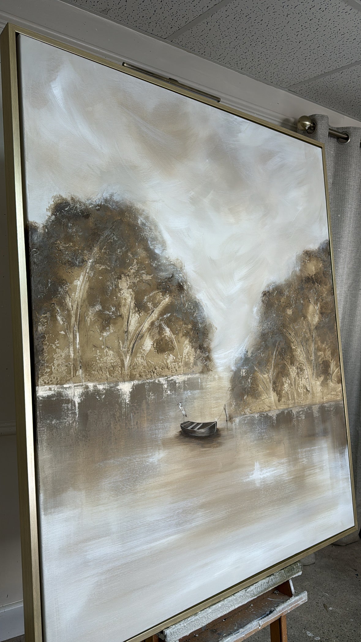 "Patience Is a Virtue" Original Artwork On Canvas 100x120cm