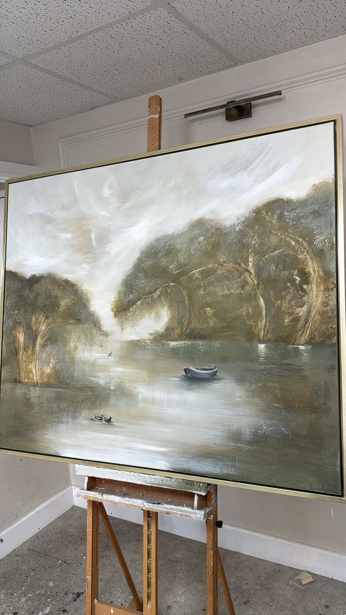 "The Wind In The Willows" Original Artwork On Canvas 100x120cm