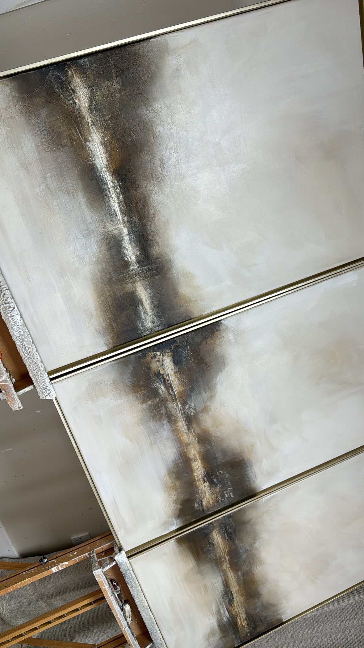 "Biscotti - The Triptych" Original Artwork On Canvas 91x61cm per piece