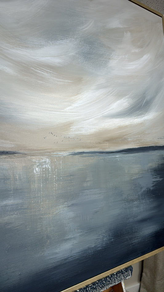 'Love That Drowns Oceans' Original Artwork On Canvas - As Seen