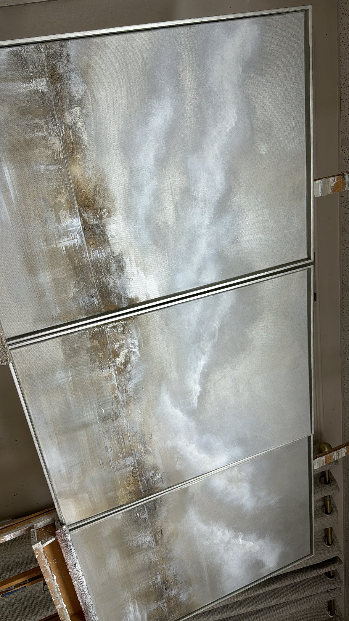 “The Silver Lining - The Trio” Original Artwork On Canvas 3 x 61x91cm