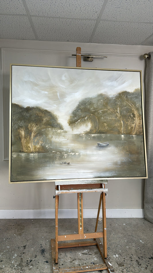 "The Wind In The Willows" Original Artwork On Canvas 100x120cm