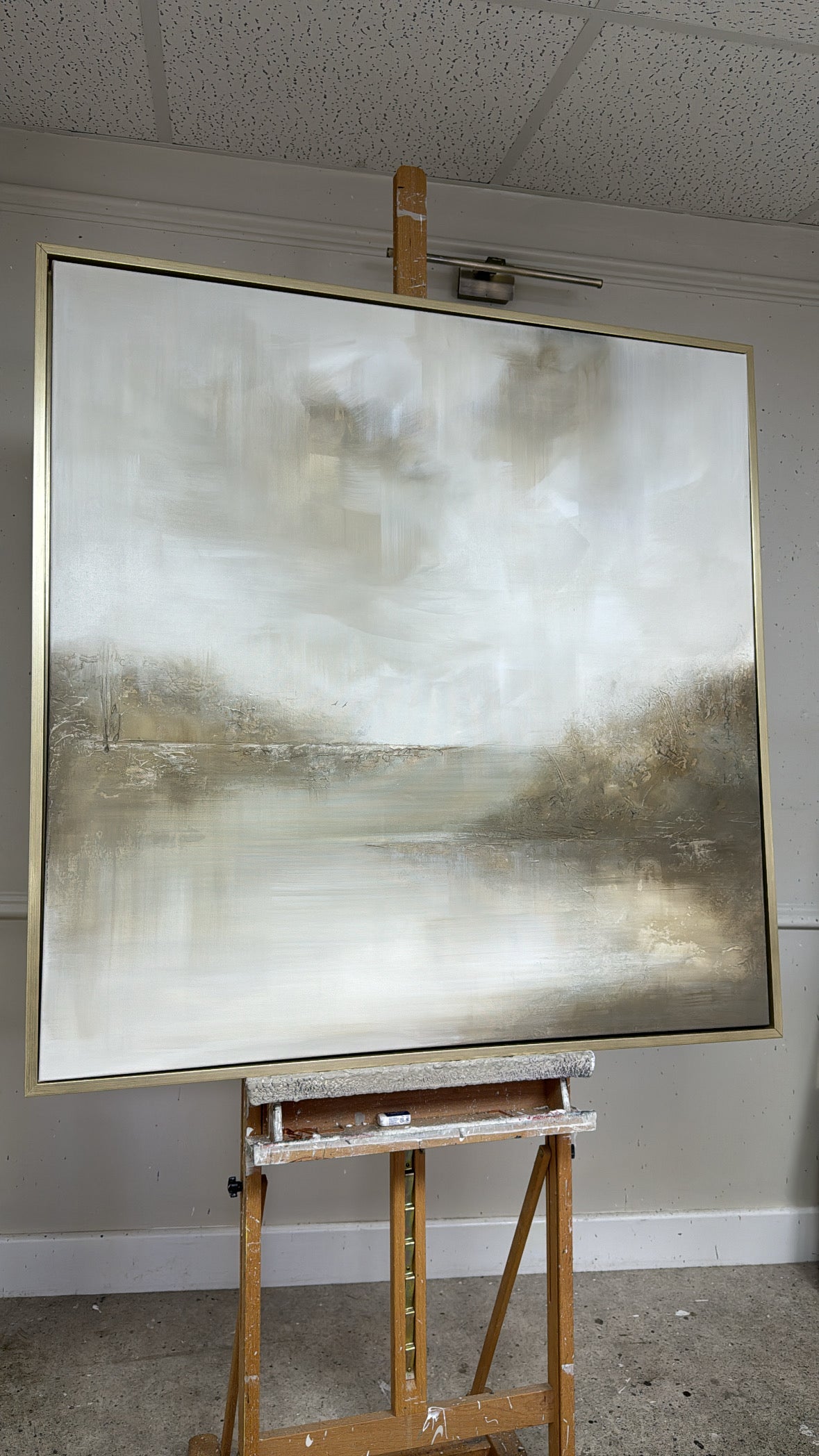 “The Quiet Between" Original Artwork On Canvas 100x100cm