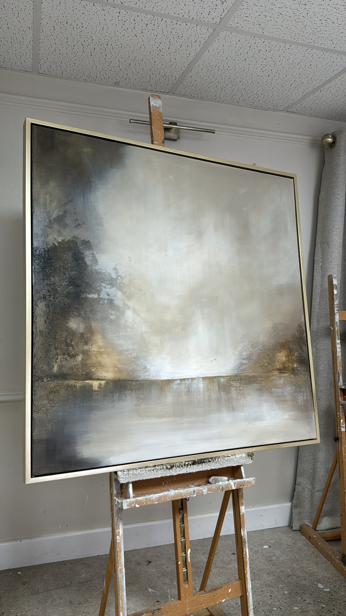 “Even In Darkness There Is Light" Original Artwork On Canvas 100x100cm