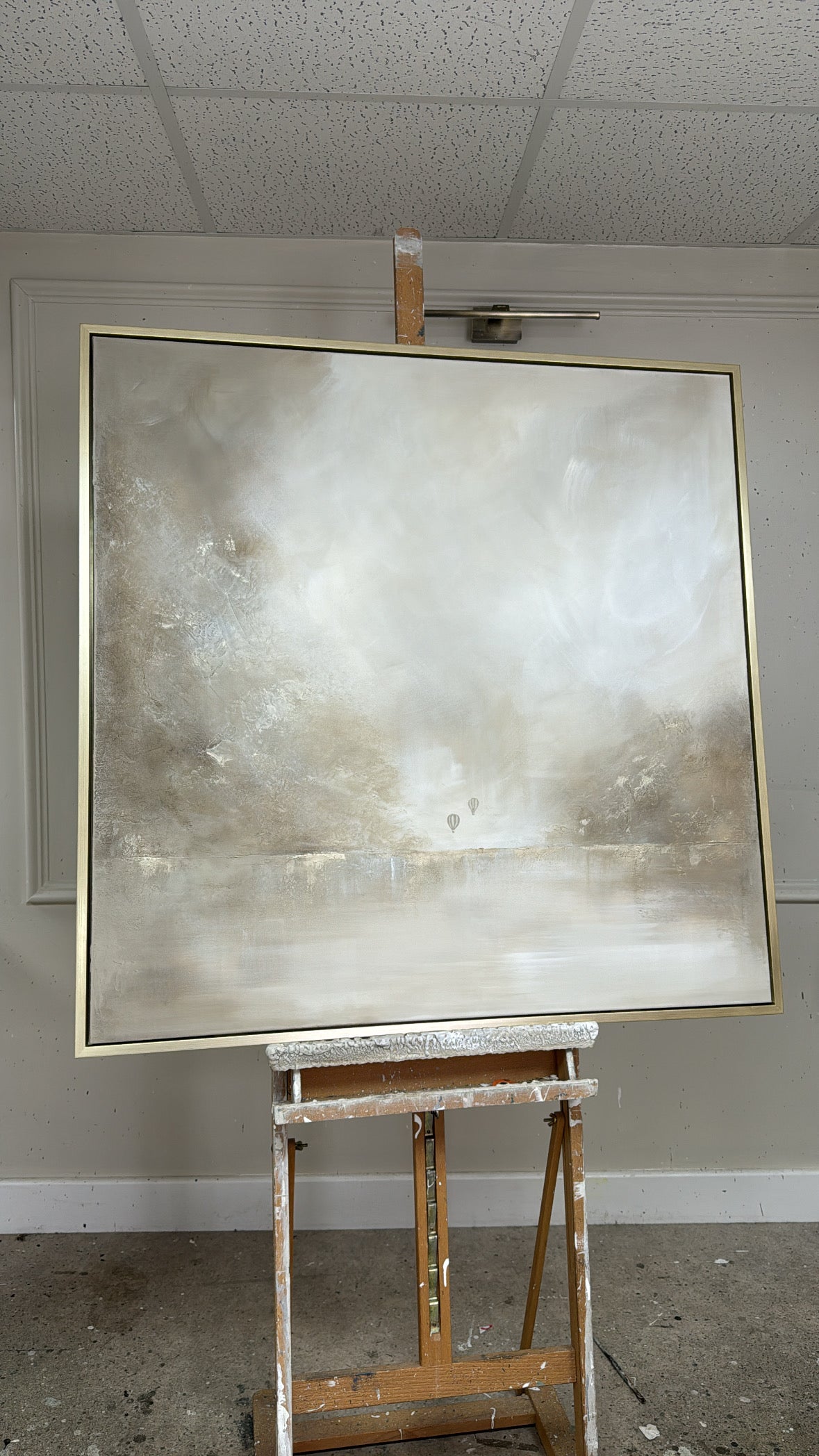 “To The Moon and back" Original Artwork On Canvas 100x100cm