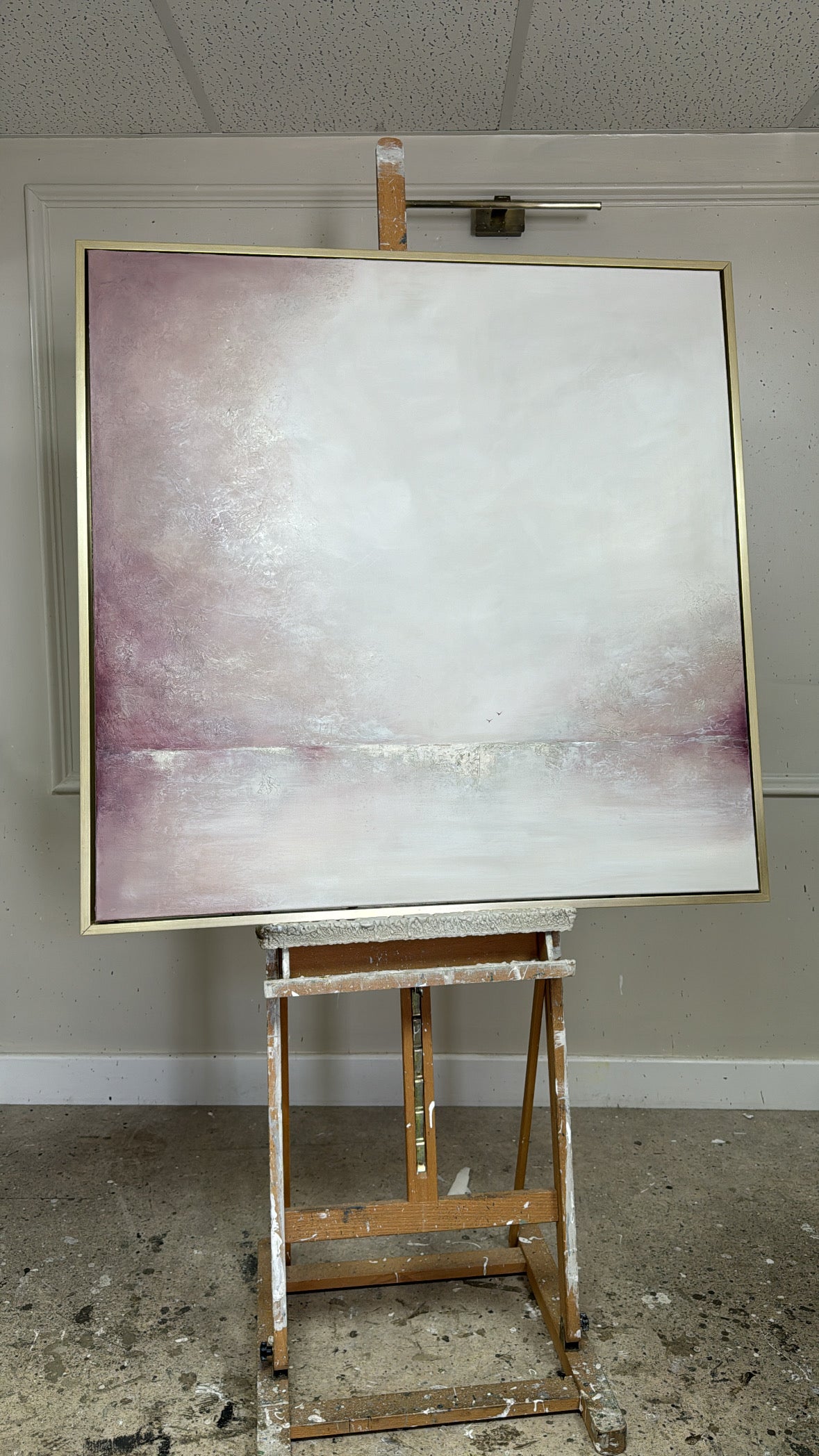 “Arrossire" Original Artwork On Canvas 100x100cm