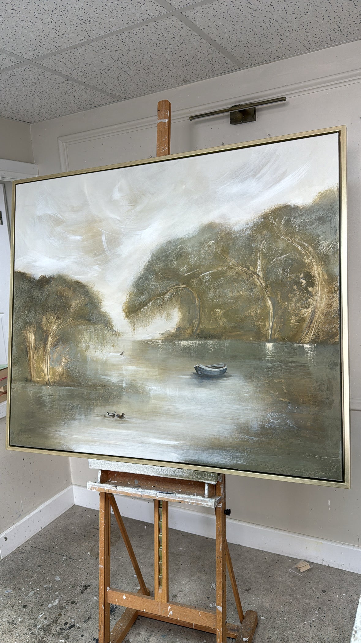 "The Wind In The Willows" Original Artwork On Canvas 100x120cm