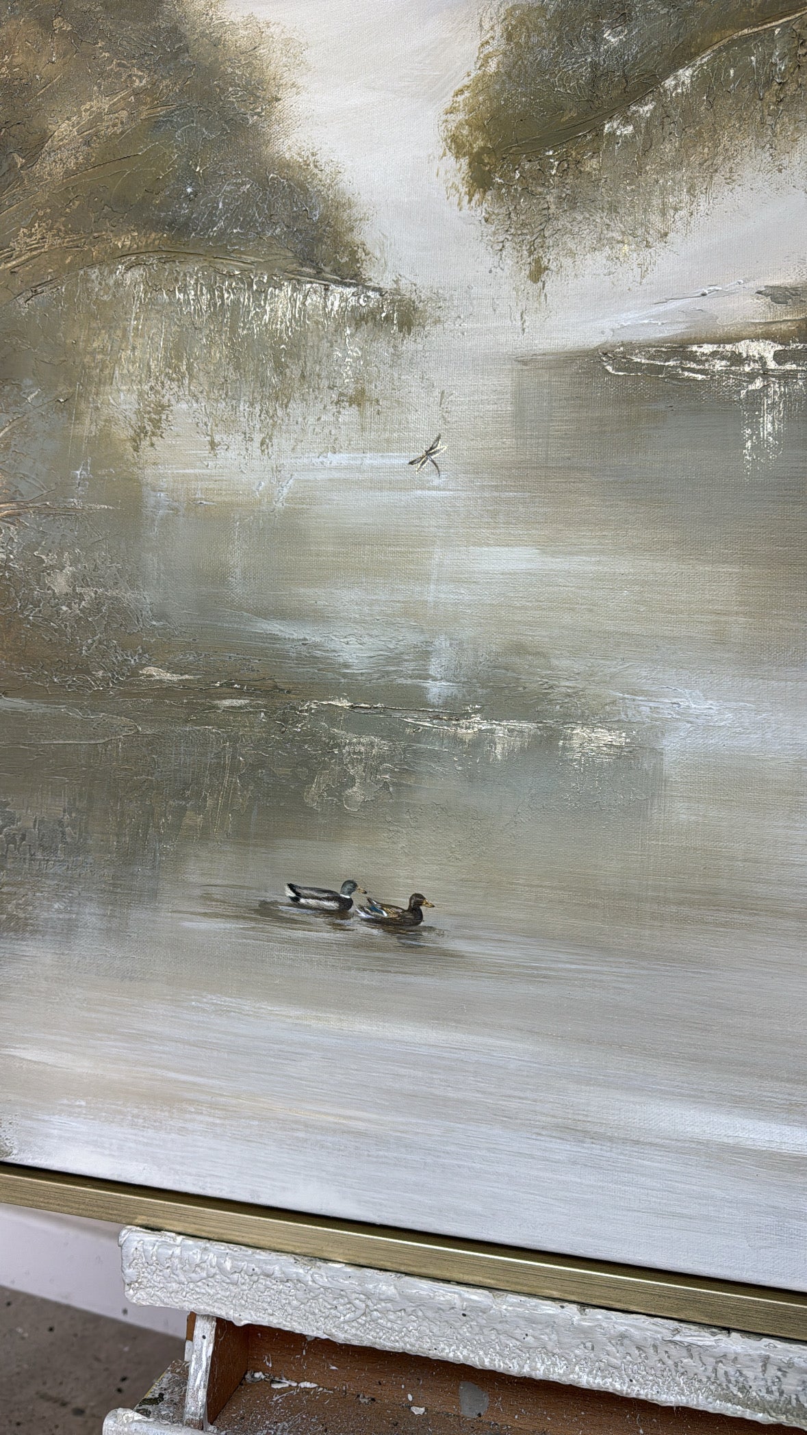 "The Wind In The Willows" Original Artwork On Canvas 100x120cm