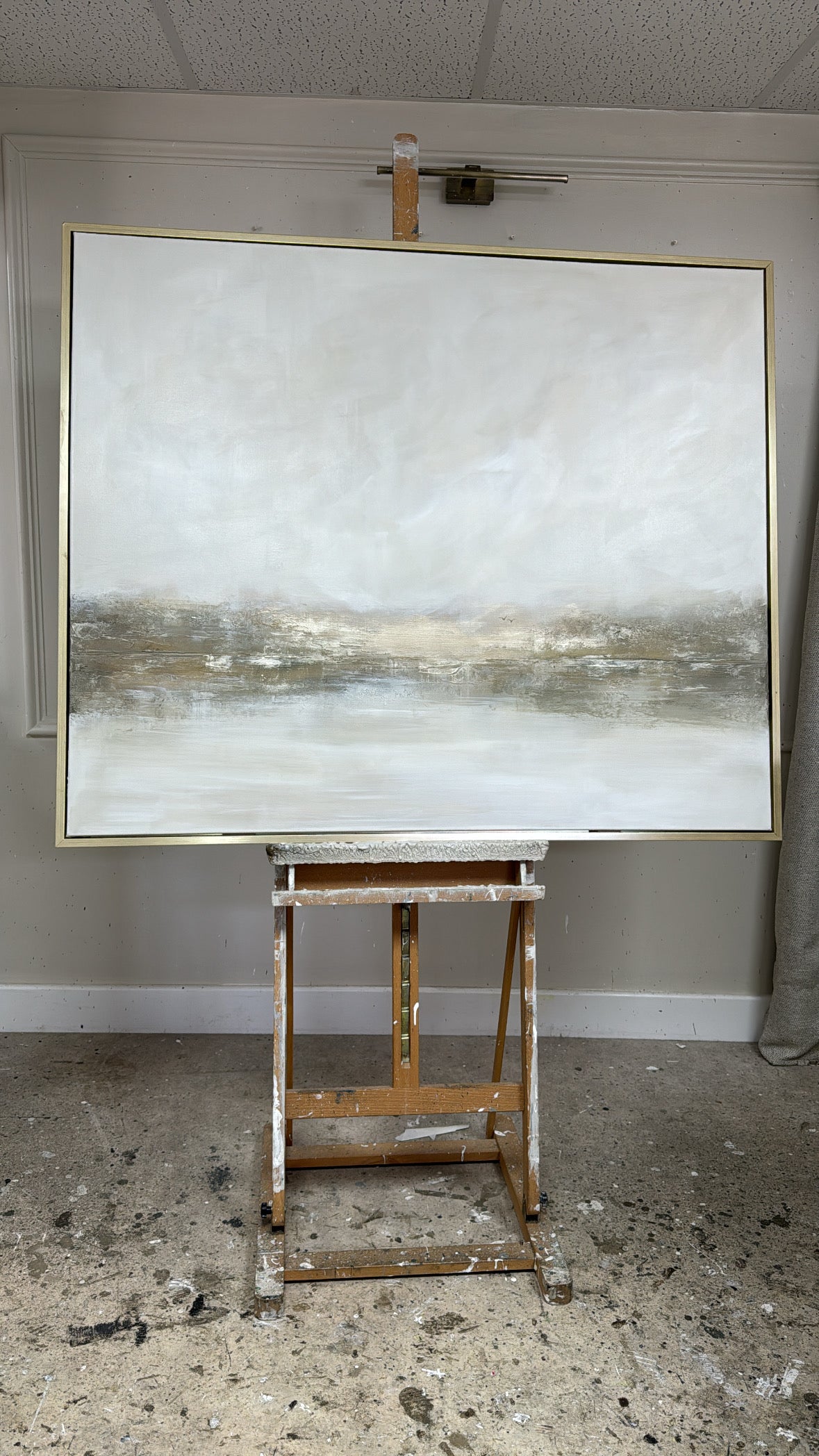 “Aurora (Kharki) " Original Artwork On Canvas 100x120cm