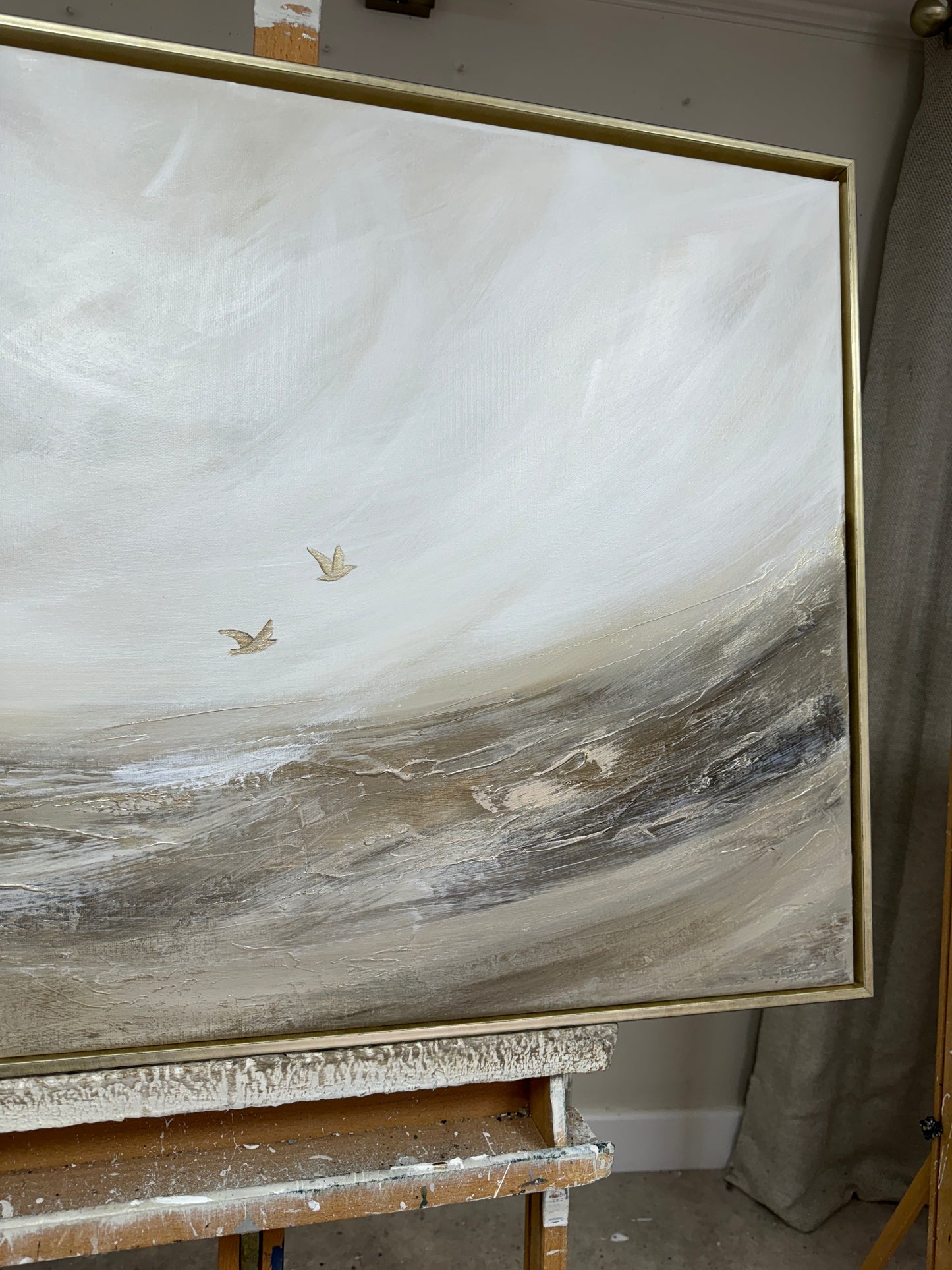 ‘Golden dunes' Original artwork on canvas - As seen
