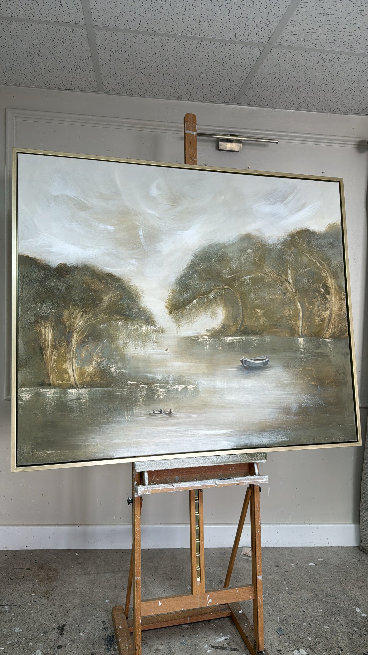 "The Wind In The Willows" Original Artwork On Canvas 100x120cm