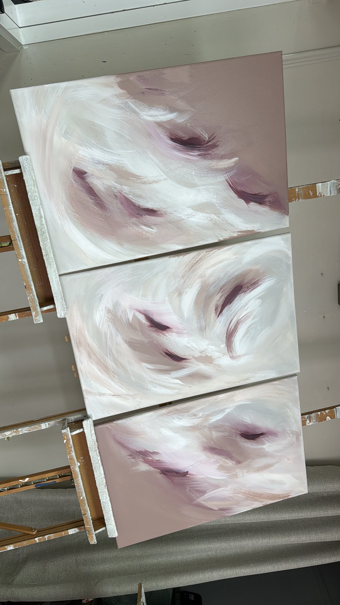 'Flora Trio' Original artwork on canvas - As seen
