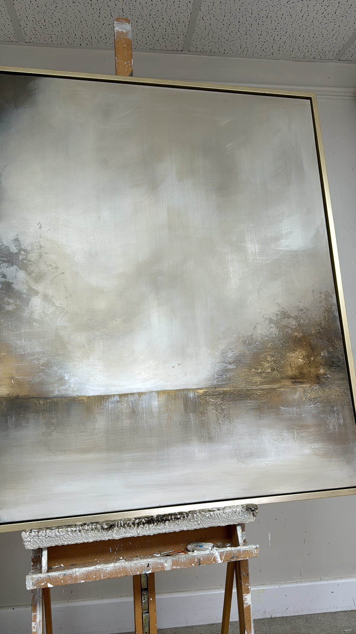 “Even In Darkness There Is Light" Original Artwork On Canvas 100x100cm