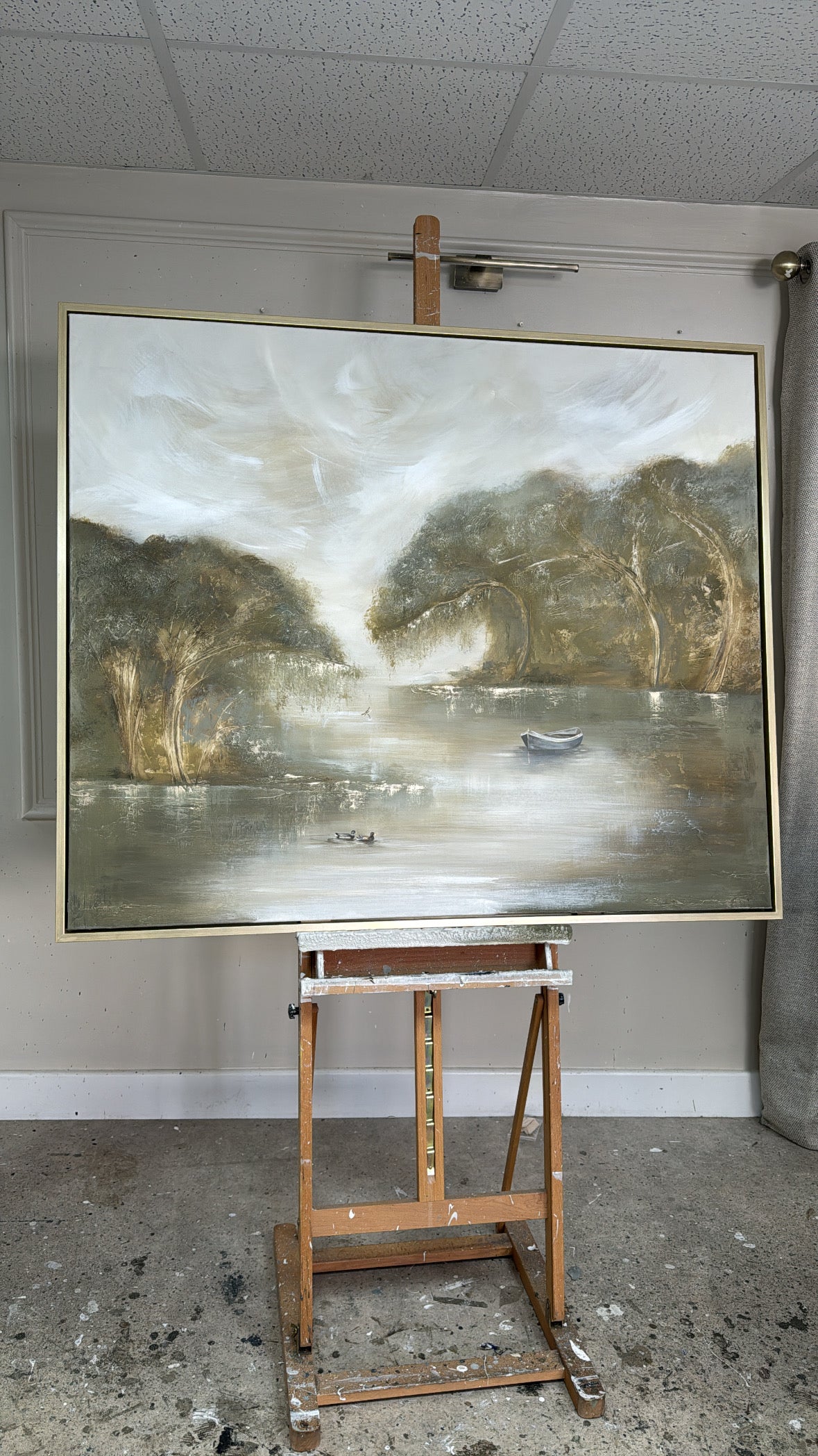 "The Wind In The Willows" Original Artwork On Canvas 100x120cm