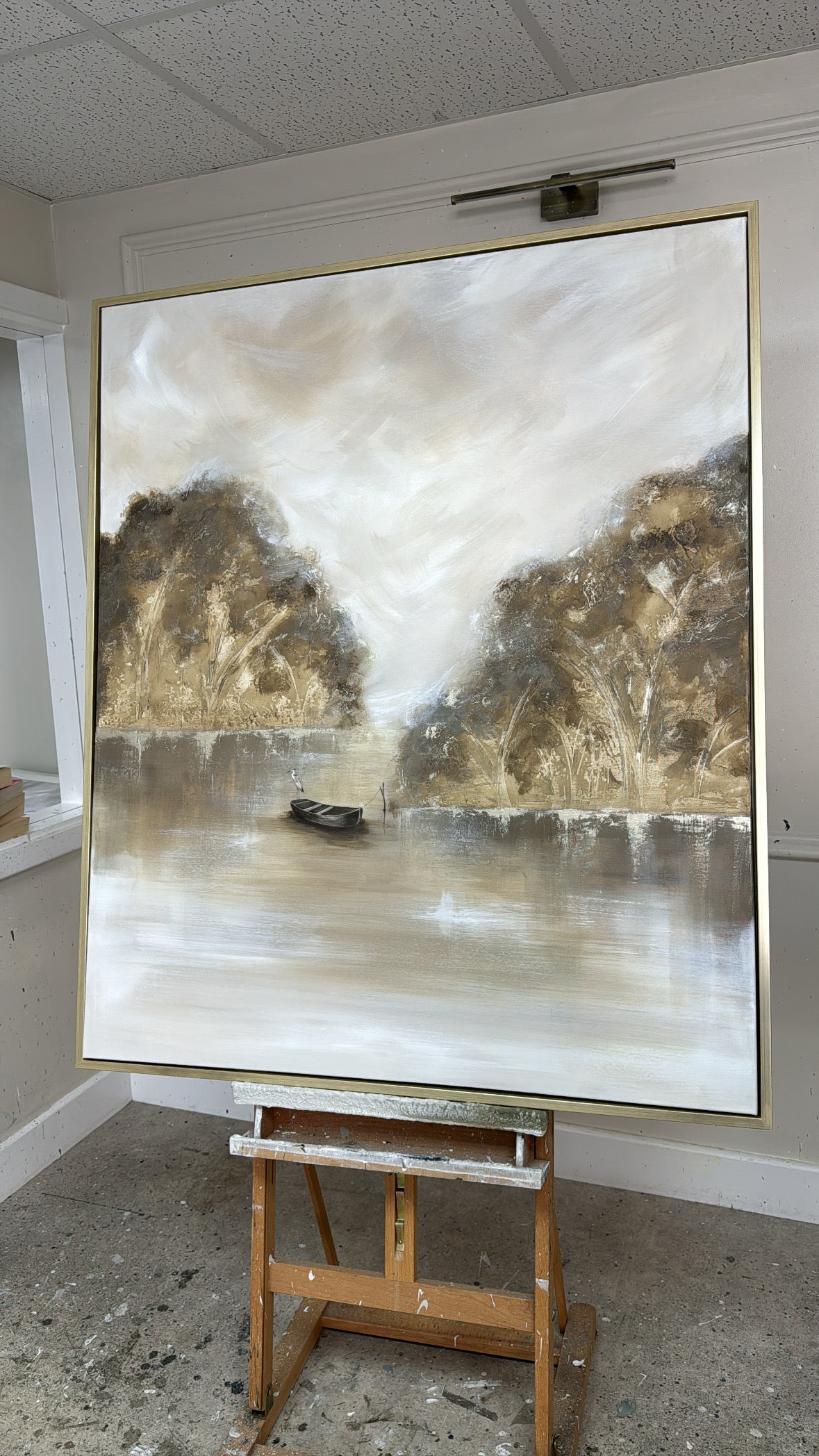 "Patience Is a Virtue" Original Artwork On Canvas 100x120cm