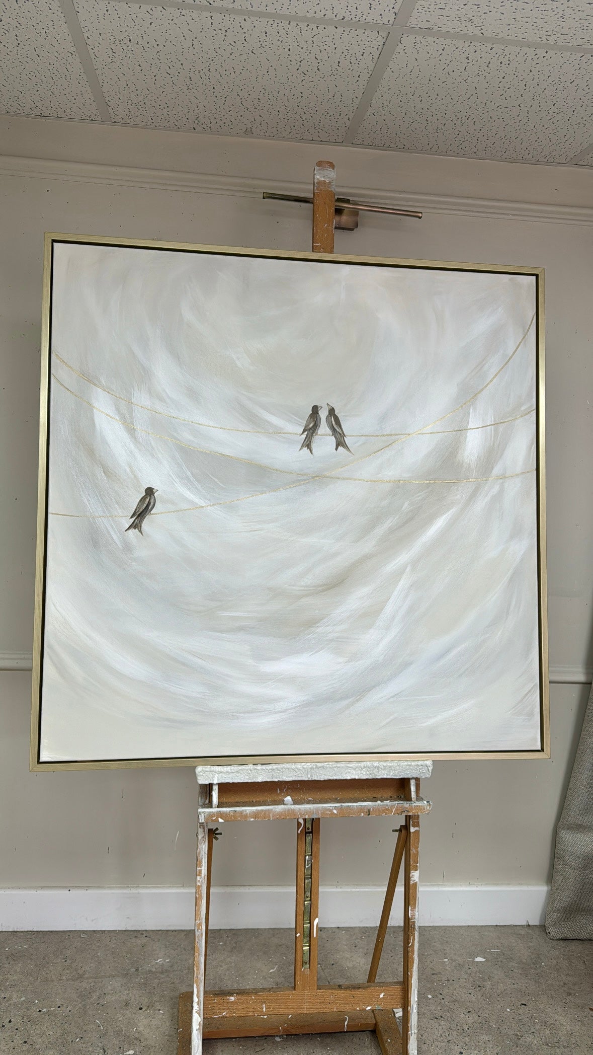 'Morning Song’ Original artwork on canvas 100x100cm