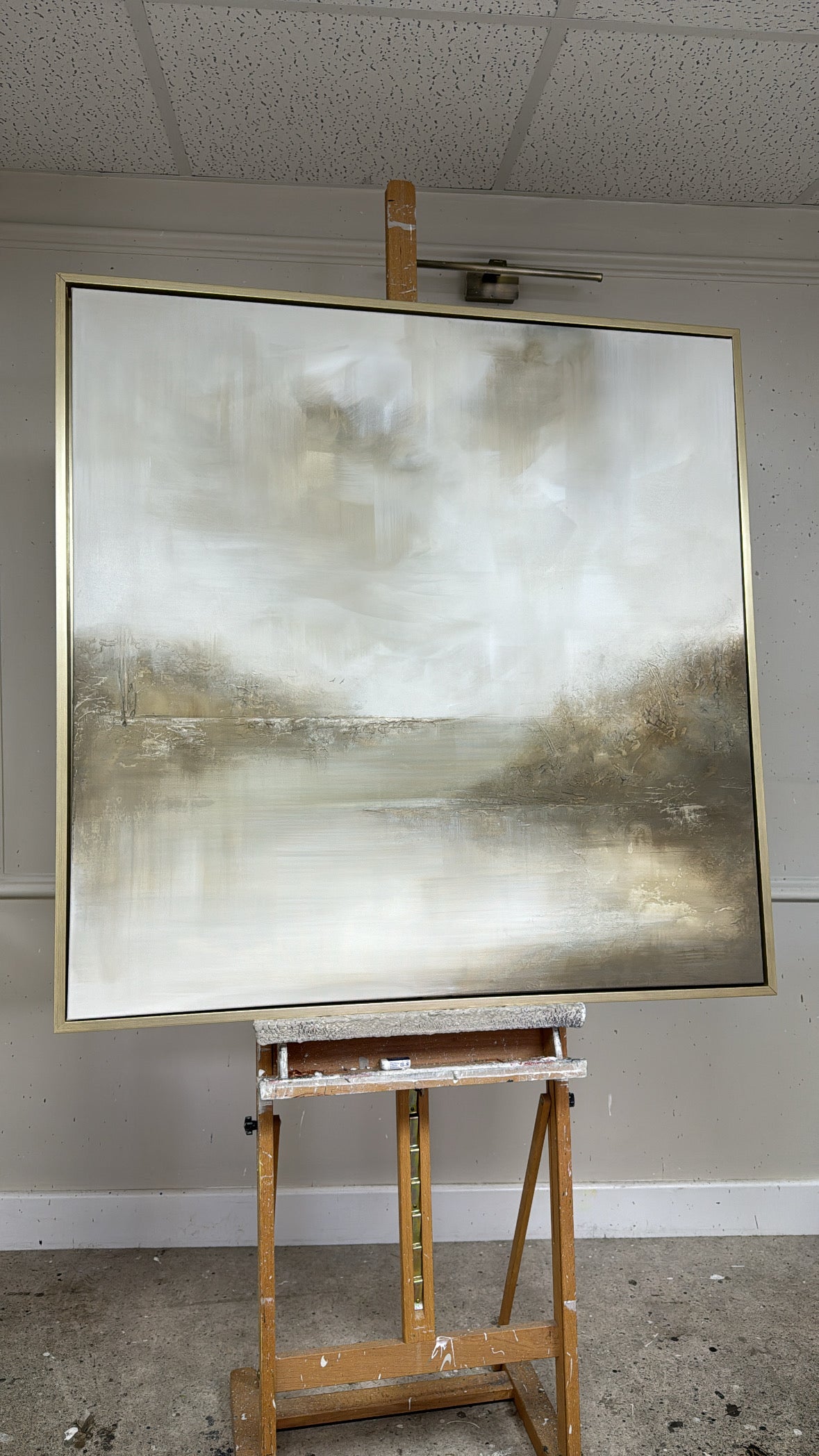 “The Quiet Between" Original Artwork On Canvas 100x100cm