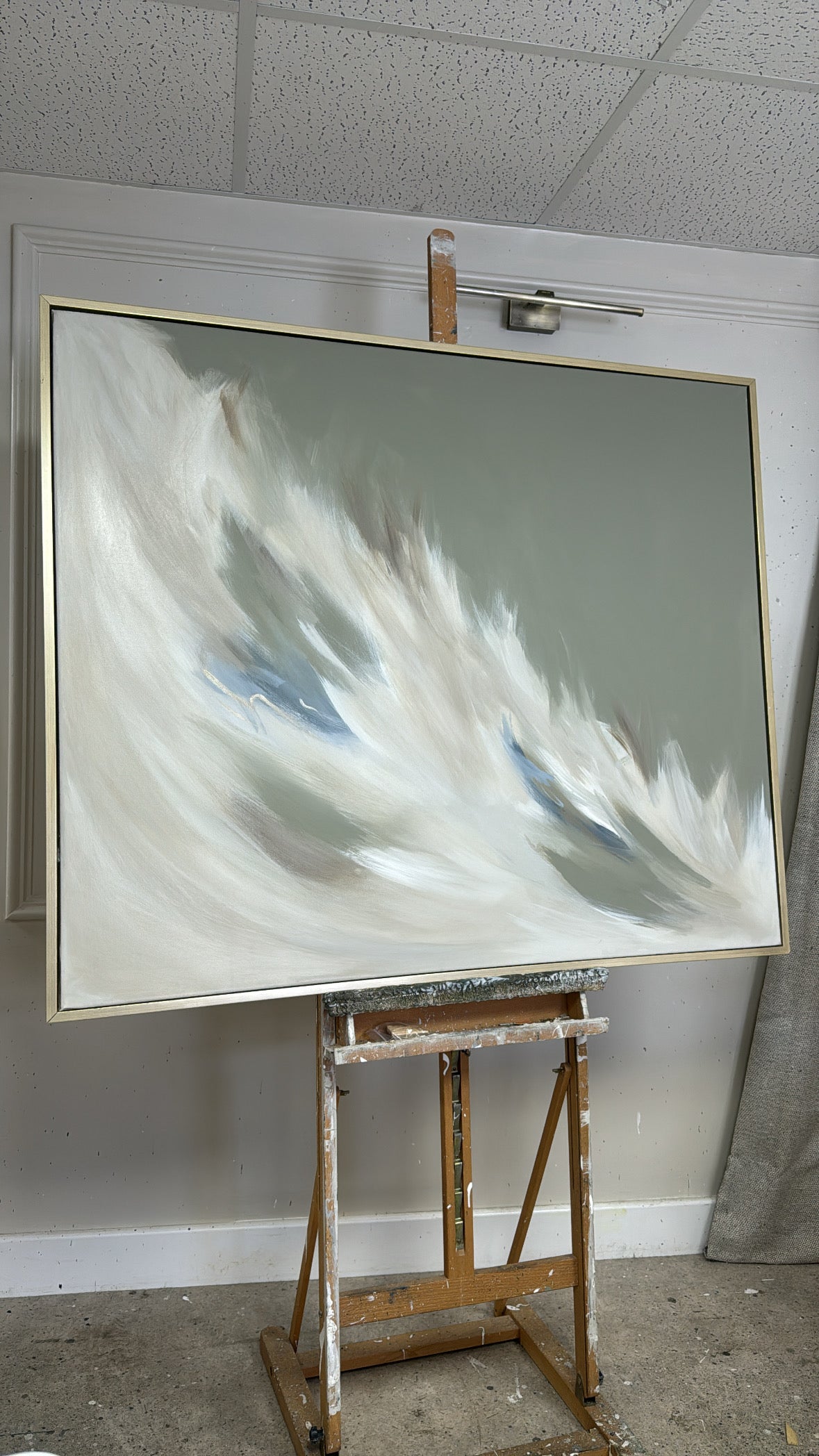 "Pistachio ll" Original artwork on canvas 100x120cm
