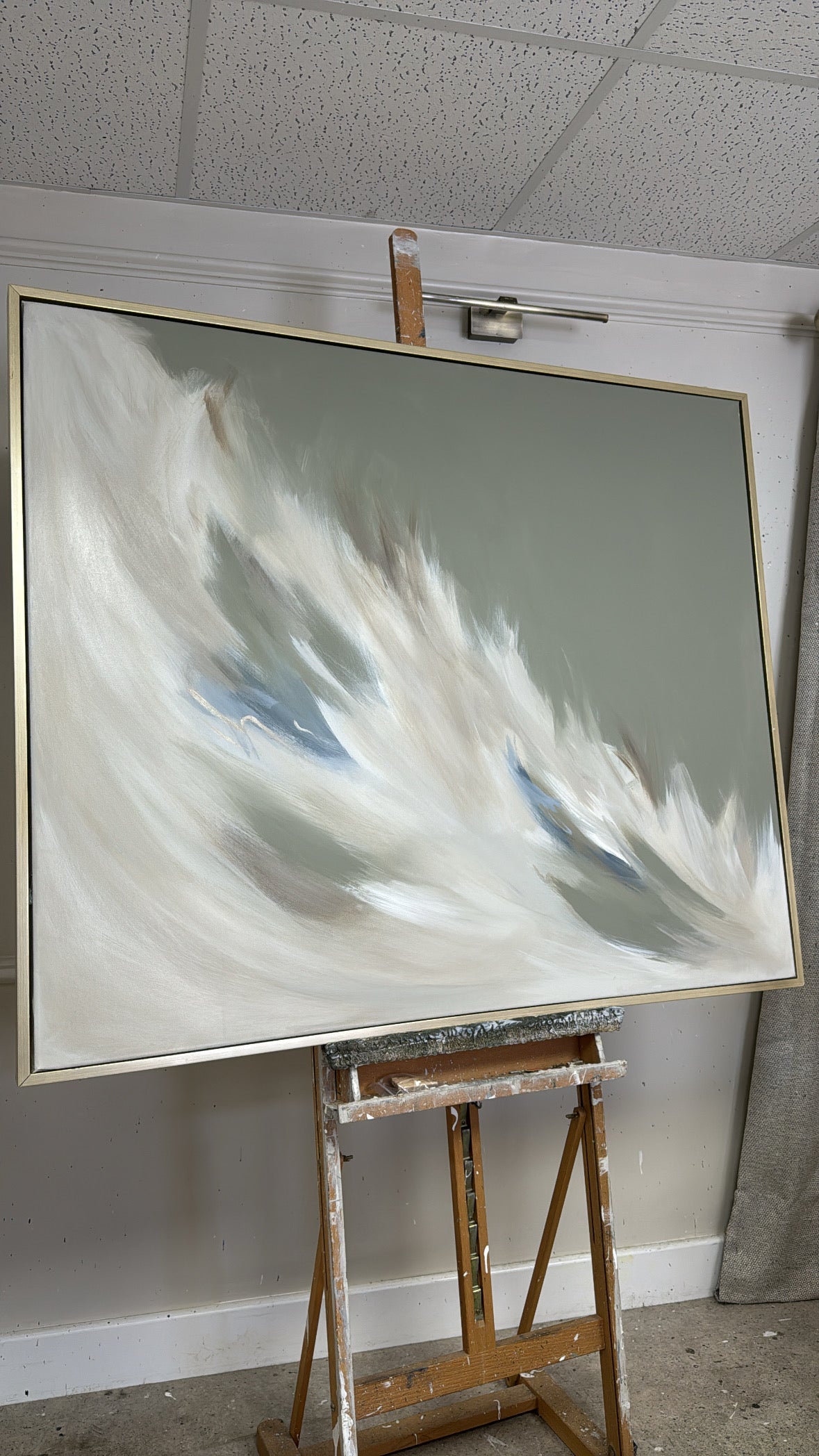 "Pistachio ll" Original artwork on canvas 100x120cm