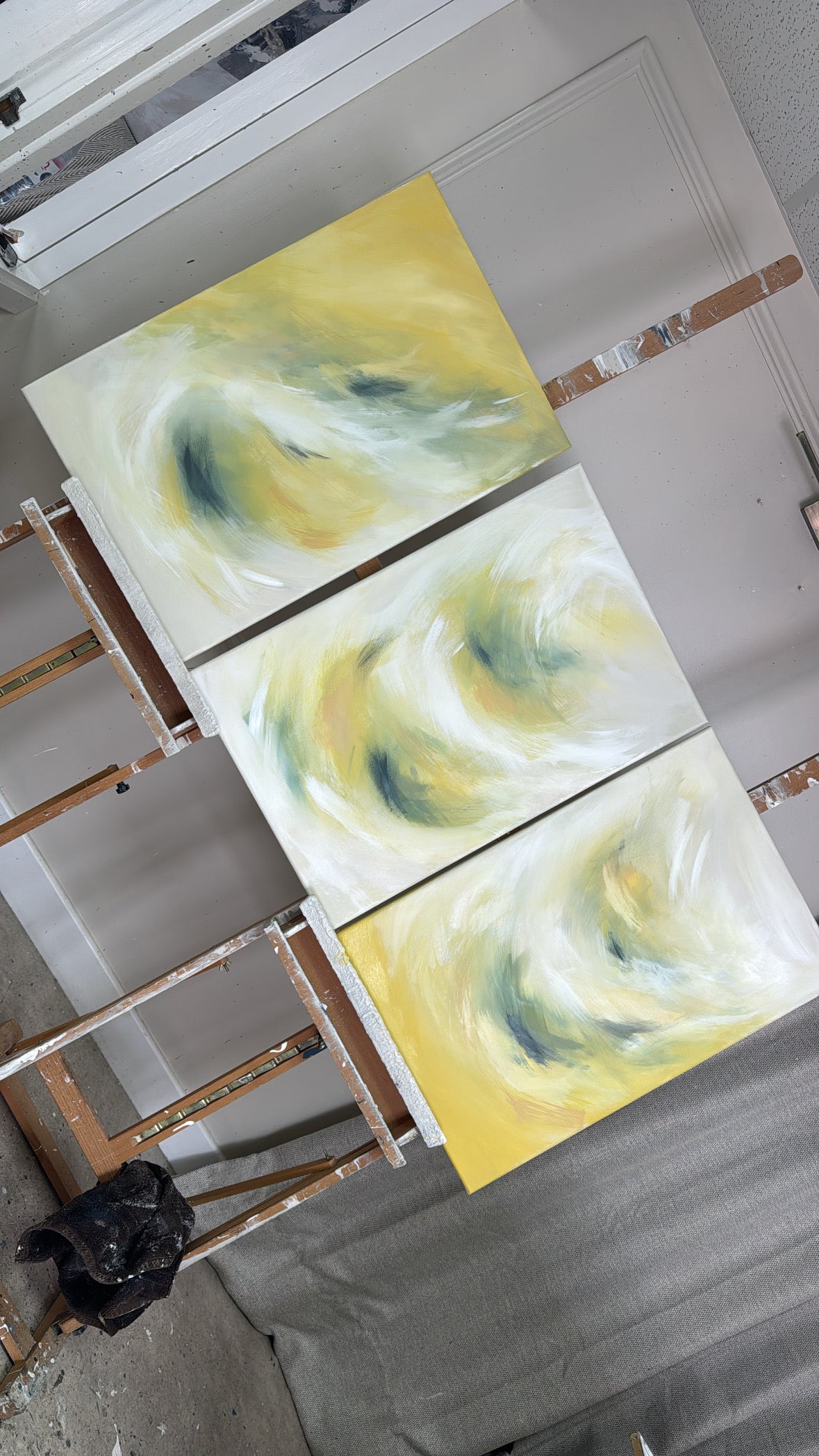 'Limoncello Trio' Original artwork on canvas