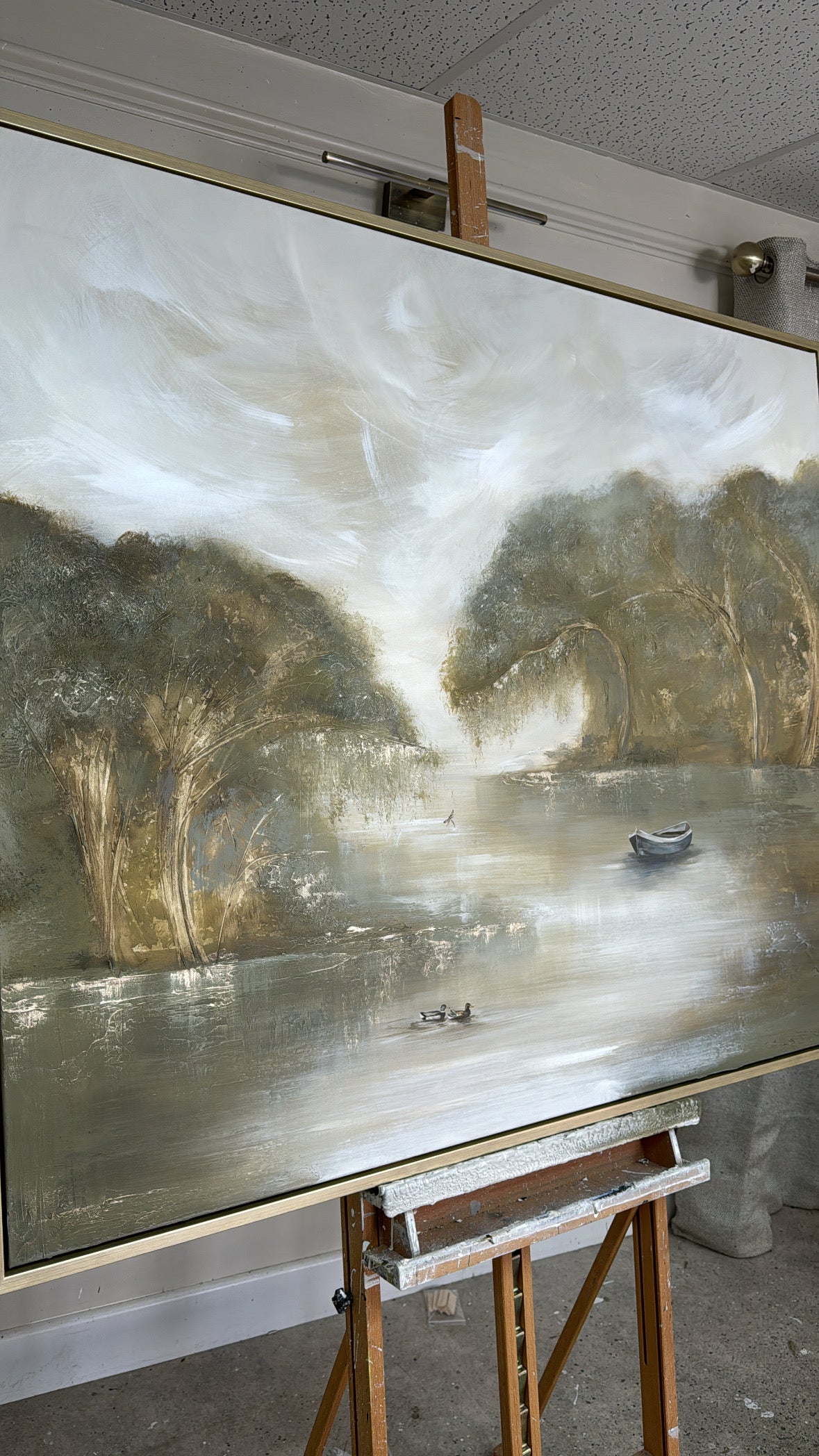 "The Wind In The Willows" Original Artwork On Canvas 100x120cm