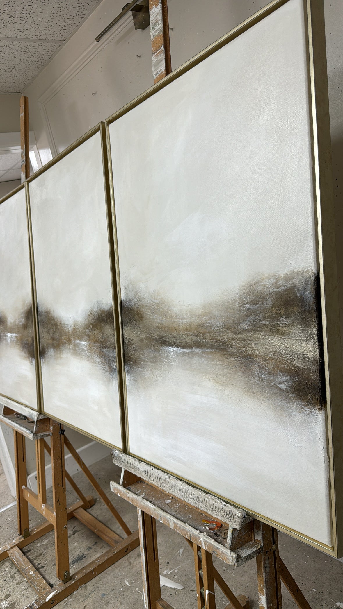 "Mapel - The Triptych" Original Artwork On Canvas 60x84cm per piece