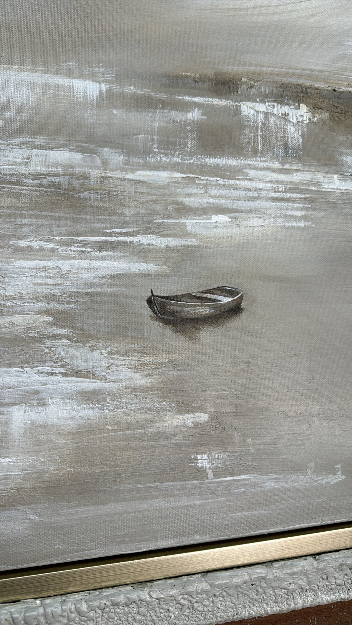 "I Will Leave The Light On" Original Artwork On Canvas 100x100cm