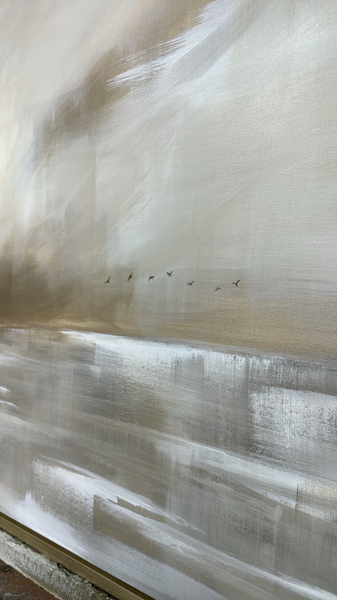 "The Clouds Above" Original Artwork On Canvas 100x100cm
