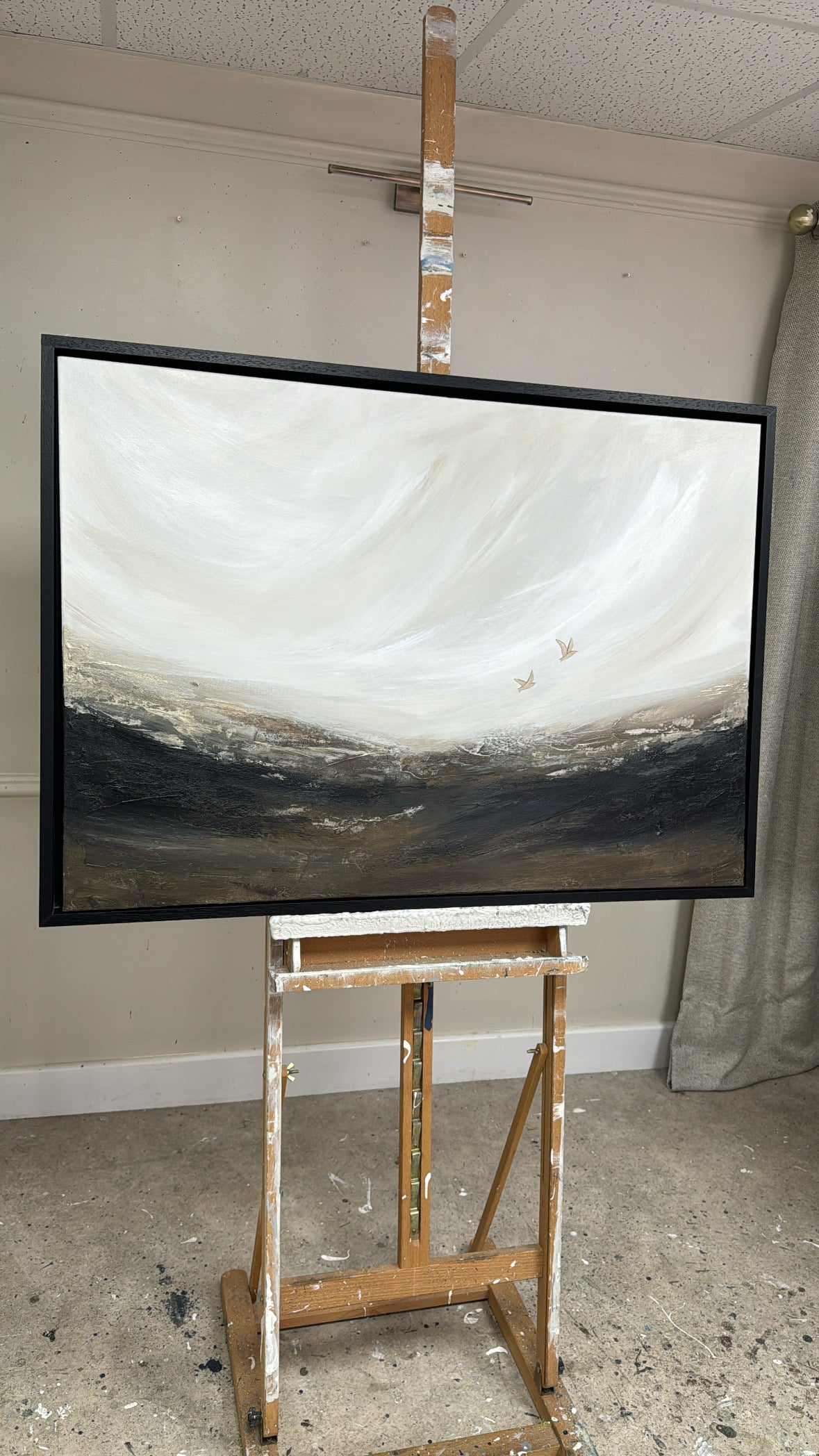 ‘Twilight flight' Original artwork on canvas - As seen