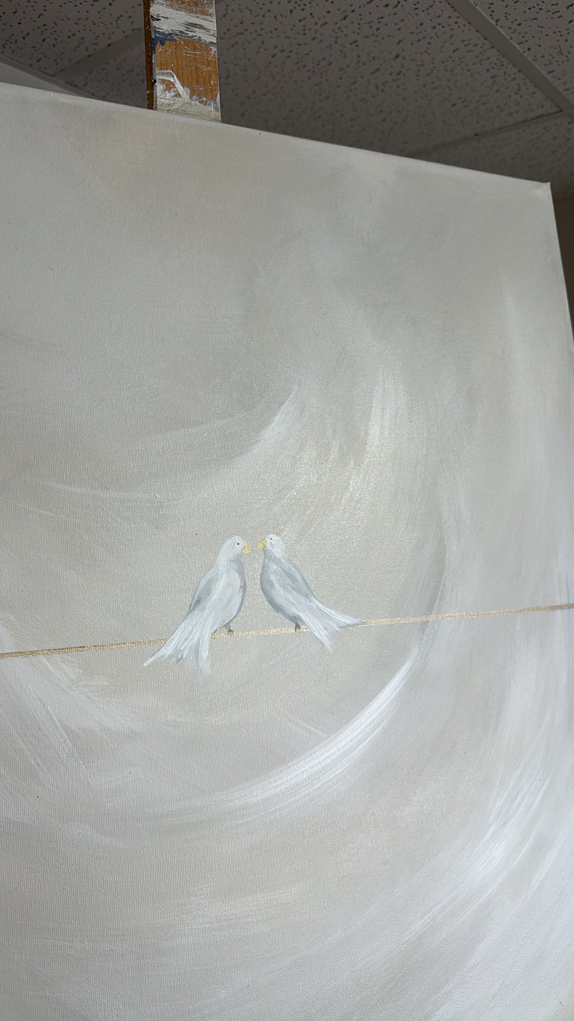 'Dove Song' Original artwork on canvas 61x91cm