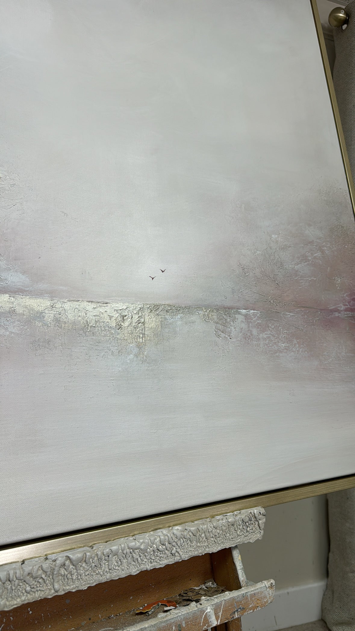“Arrossire" Original Artwork On Canvas 100x100cm