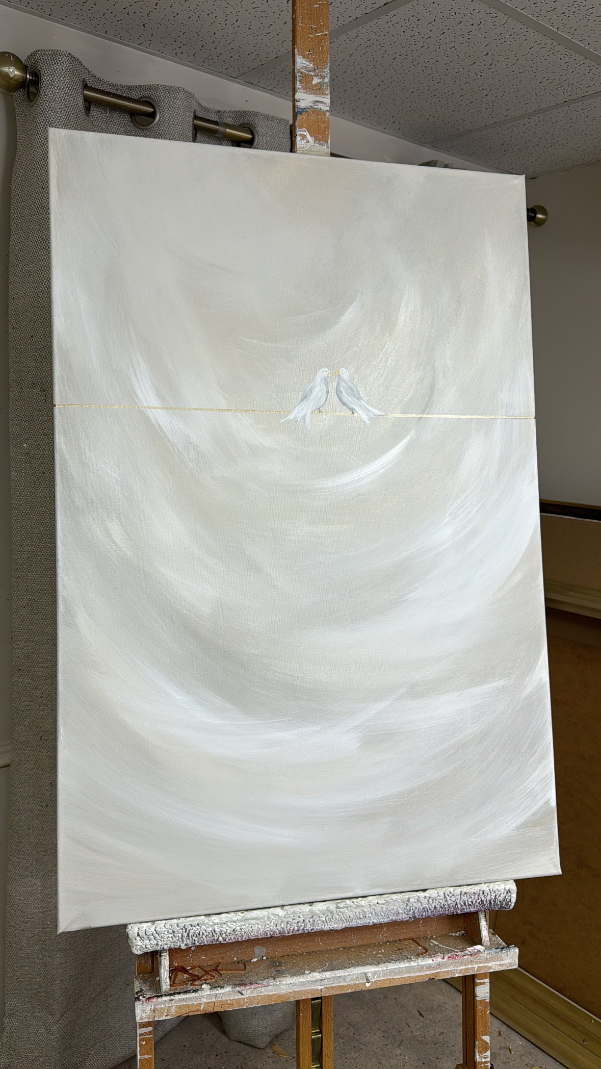 'Dove Song' Original artwork on canvas 61x91cm