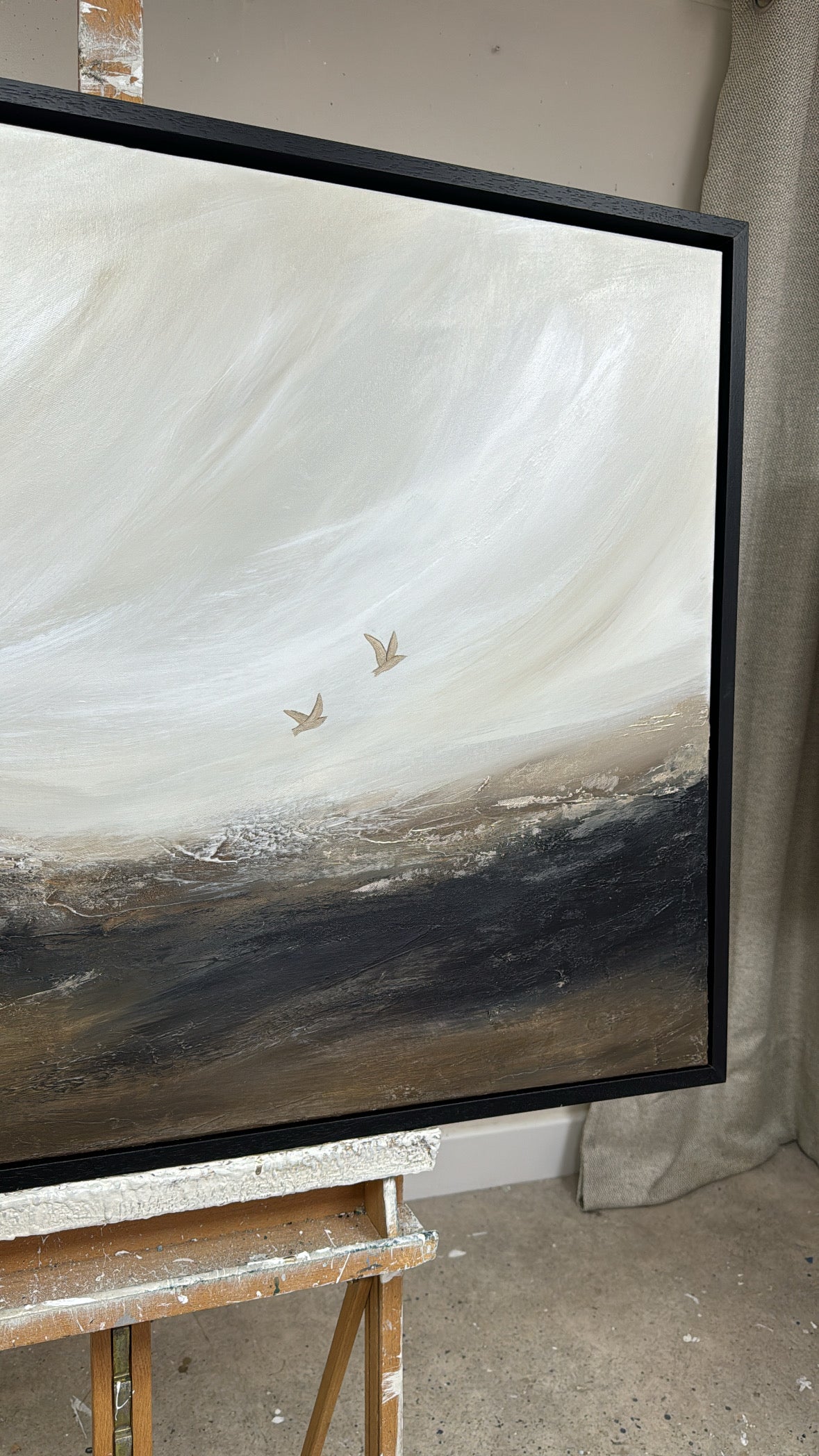‘Twilight flight' Original artwork on canvas - As seen
