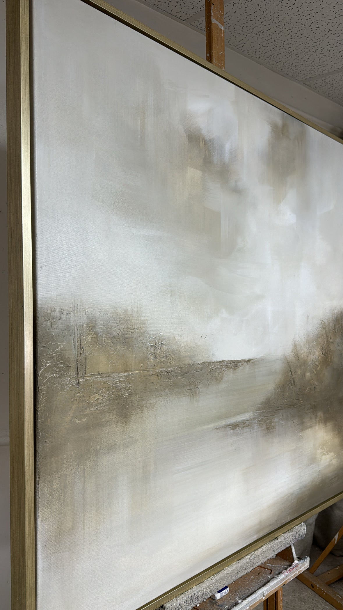 “The Quiet Between" Original Artwork On Canvas 100x100cm