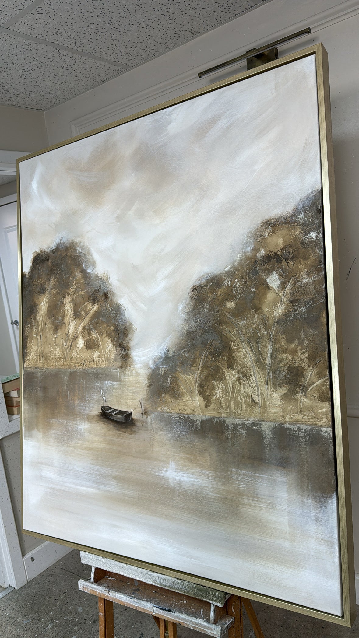 "Patience Is a Virtue" Original Artwork On Canvas 100x120cm