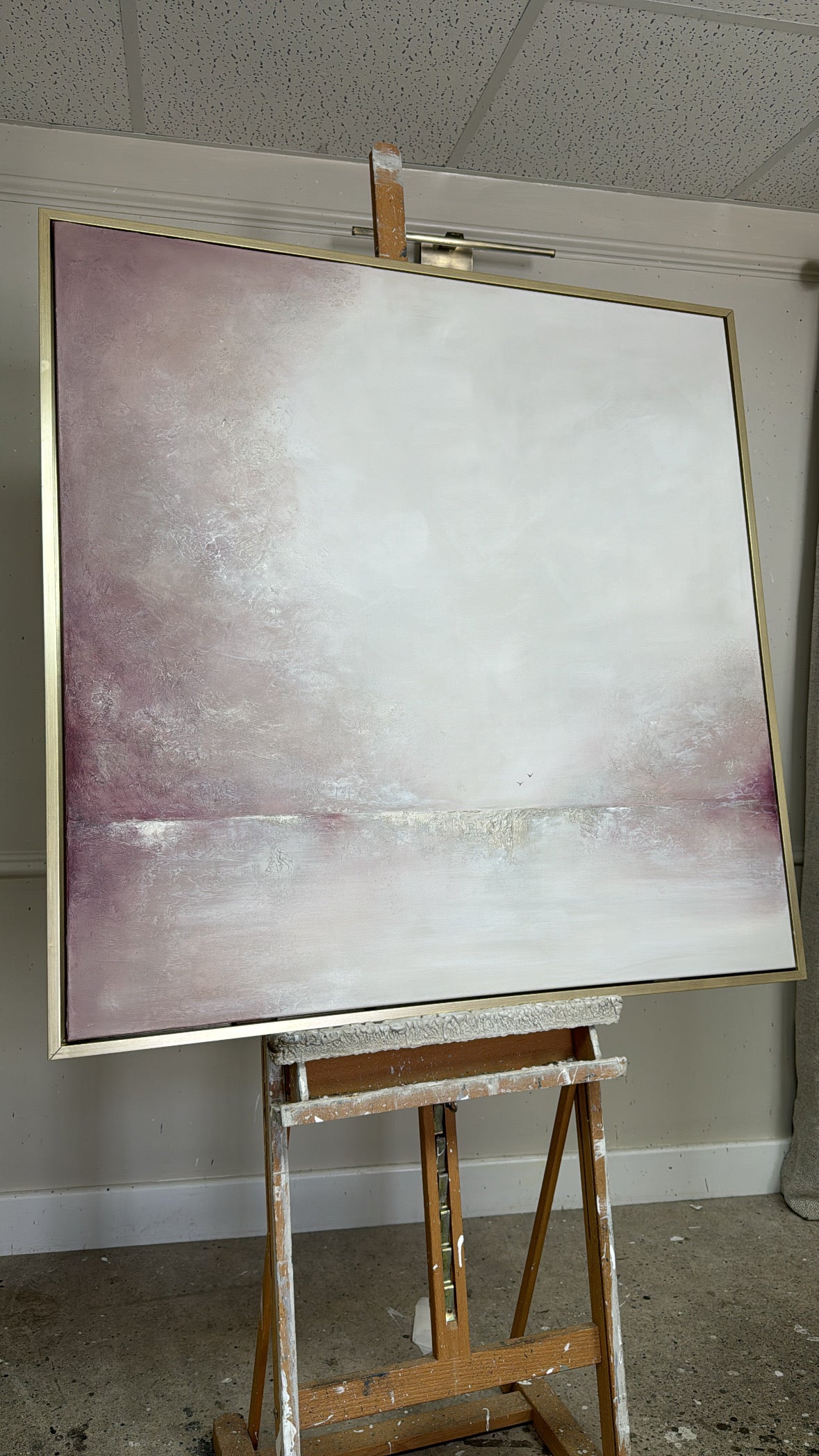 “Arrossire" Original Artwork On Canvas 100x100cm