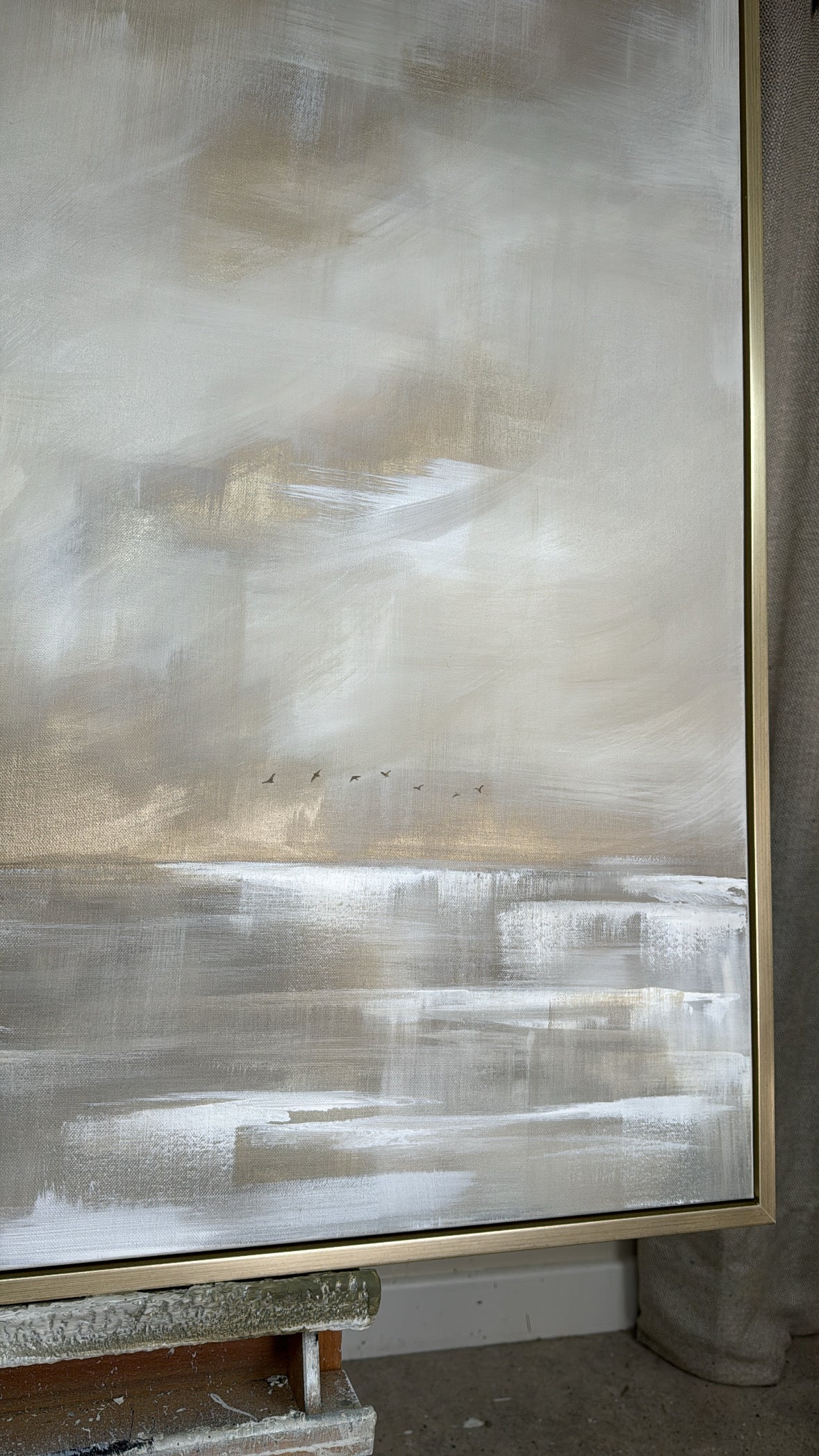 "The Clouds Above" Original Artwork On Canvas 100x100cm