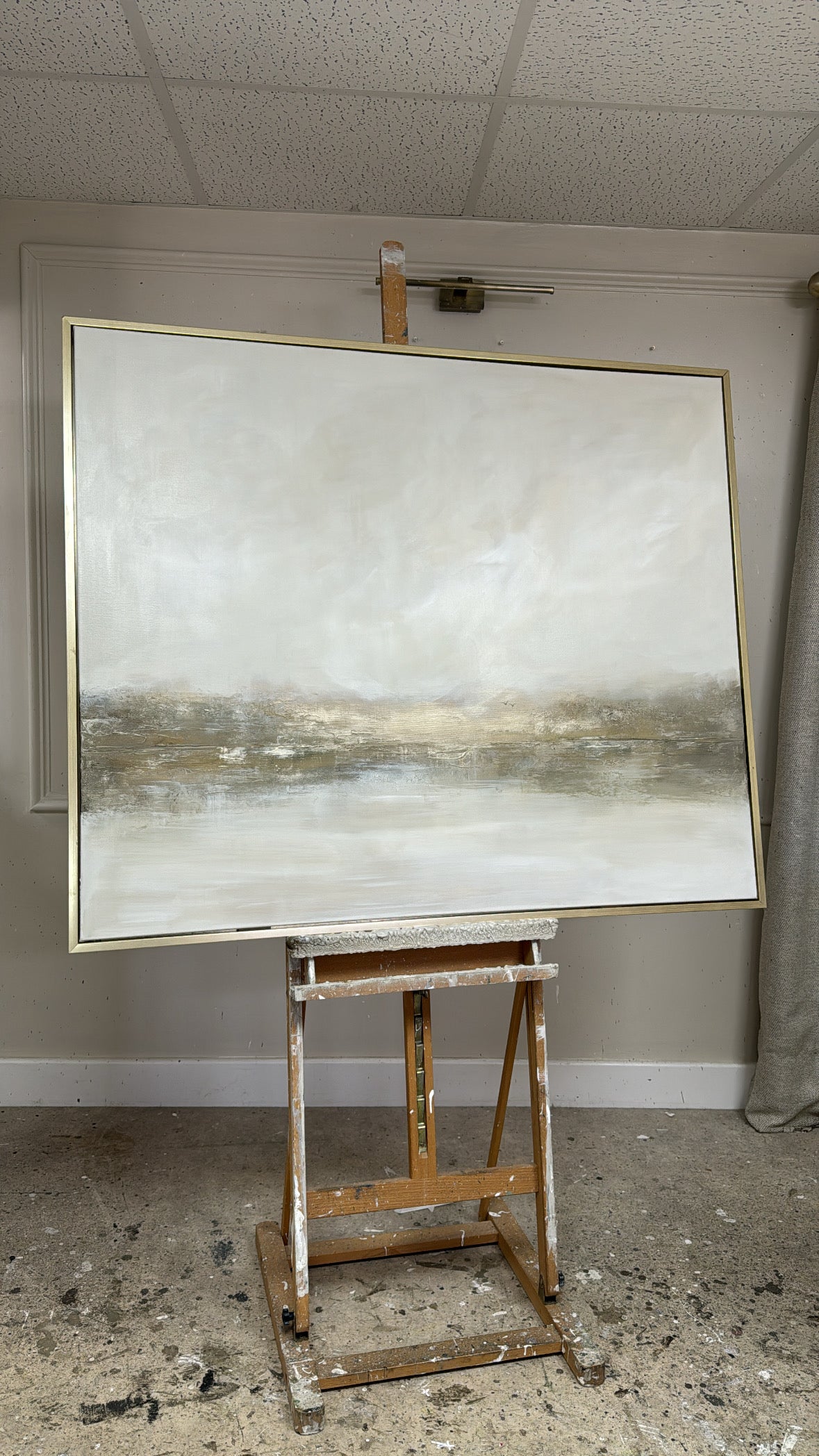 “Aurora (Kharki) " Original Artwork On Canvas 100x120cm