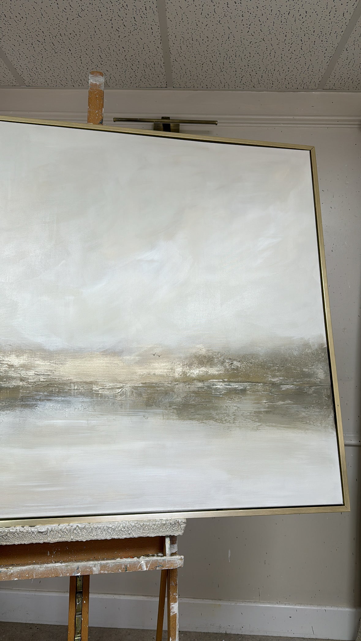 “Aurora (Kharki) " Original Artwork On Canvas 100x120cm